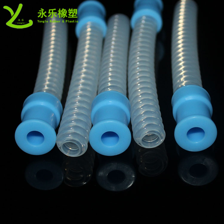 呼吸機硅膠波紋管，醫(yī)用硅膠波紋管，無氣味硅膠波紋管