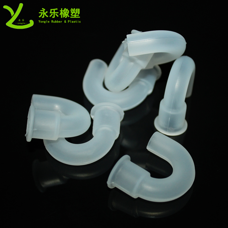醫(yī)用硅膠彎管，模壓硅膠彎管，血氧儀硅膠彎管