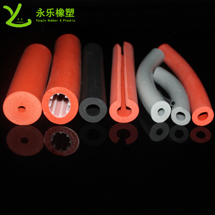 發(fā)泡硅膠管，擠出發(fā)泡硅膠管，耐高溫發(fā)泡硅膠管