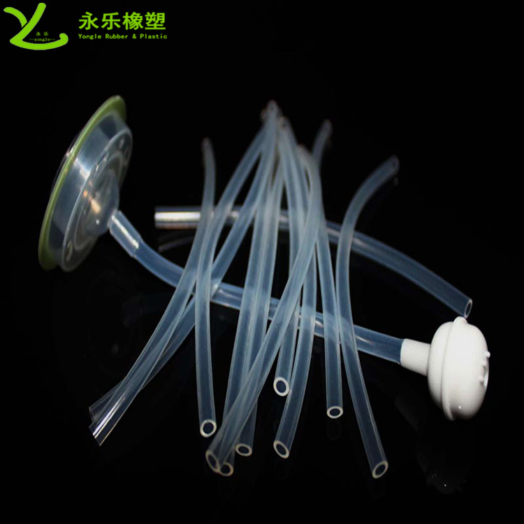 擠出奶瓶硅膠管，食品級(jí)透明奶瓶硅膠管，耐高溫硅膠管