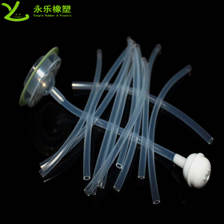 擠出奶瓶硅膠管，食品級(jí)透明奶瓶硅膠管，耐高溫硅膠管