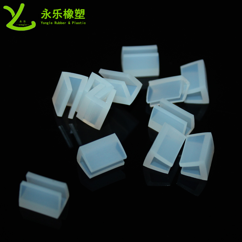 路燈硅膠U形密封條，燈具U形硅膠包邊條，U形燈具防水密封條
