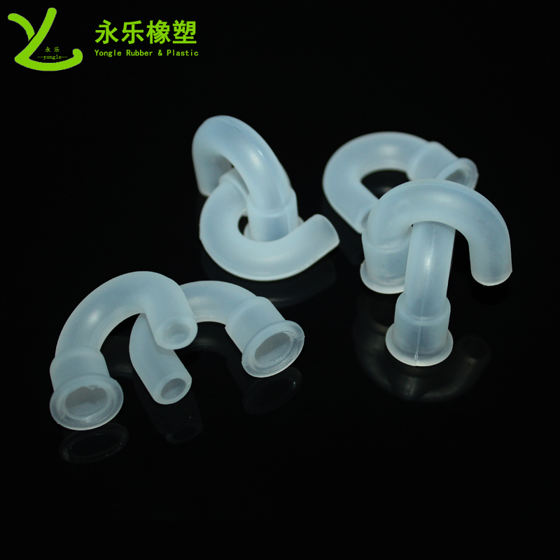 醫(yī)用硅膠彎管，模壓硅膠彎管，血氧儀硅膠彎管