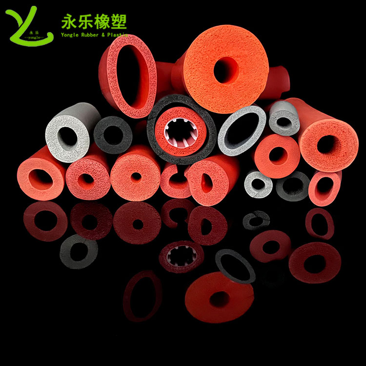 擠出發(fā)泡硅膠管，耐高溫發(fā)泡硅膠管，耐老化發(fā)泡硅膠管
