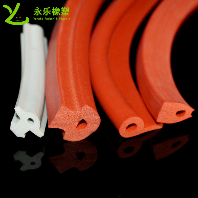 耐高溫發(fā)泡硅膠條，阻燃發(fā)泡硅膠條，細(xì)孔硅膠發(fā)泡條