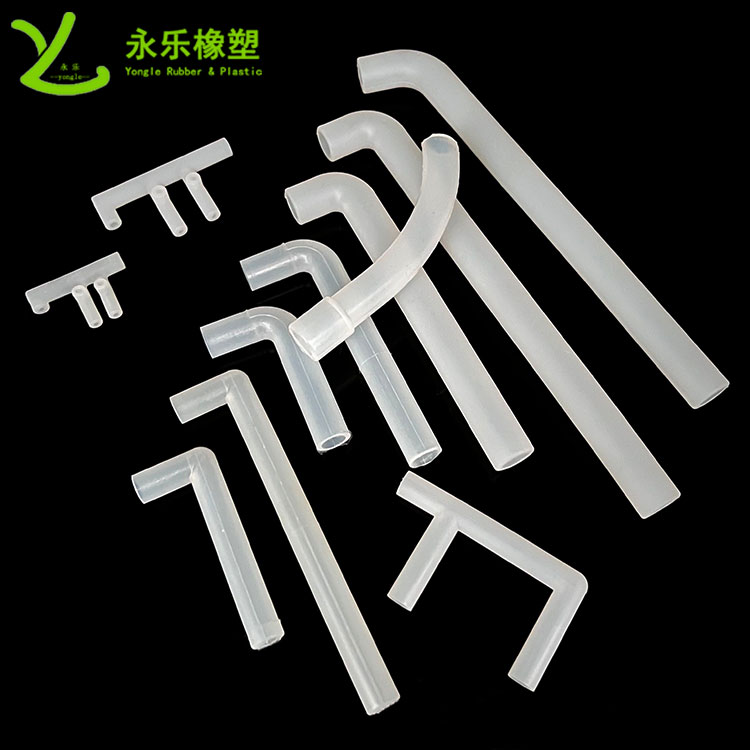 醫(yī)用硅膠彎管，模壓硅膠彎管，血氧儀硅膠彎管