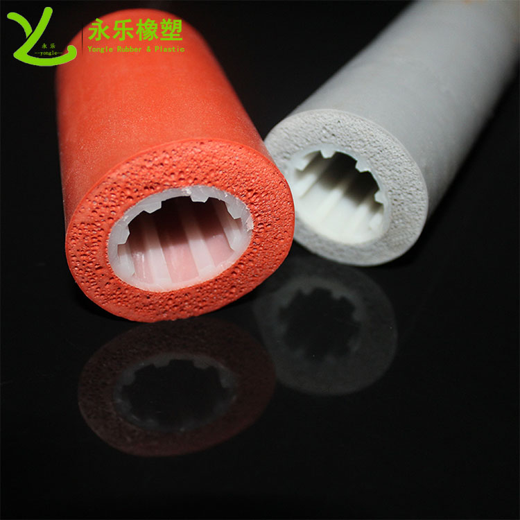 復(fù)合發(fā)泡硅膠管，耐高溫發(fā)泡硅膠管，保溫發(fā)泡硅膠管