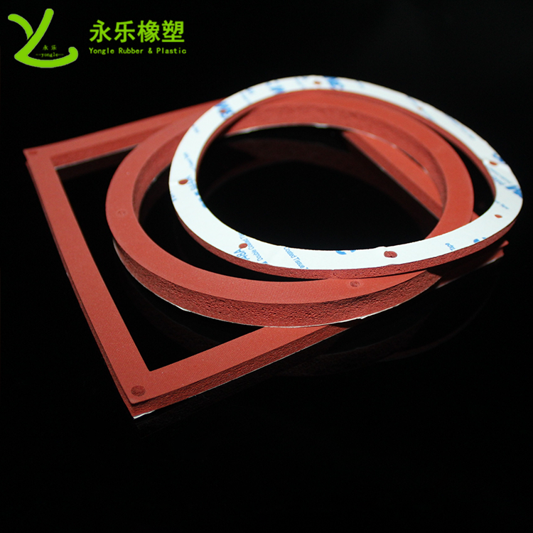 定制模壓發(fā)泡硅膠墊，無氣味模壓發(fā)泡硅膠墊，耐高溫模壓發(fā)泡硅膠墊