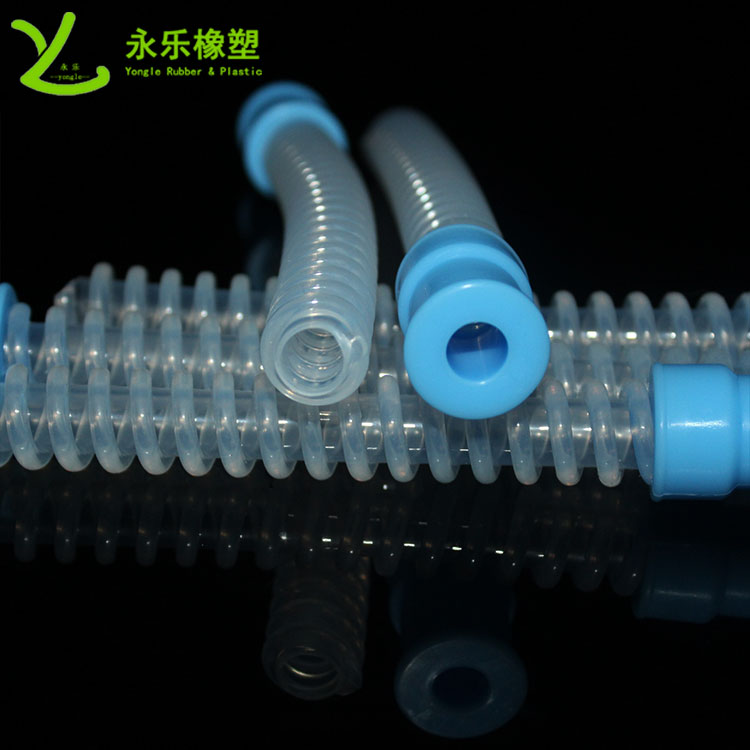 呼吸機硅膠波紋管，醫(yī)用硅膠波紋管，無氣味硅膠波紋管